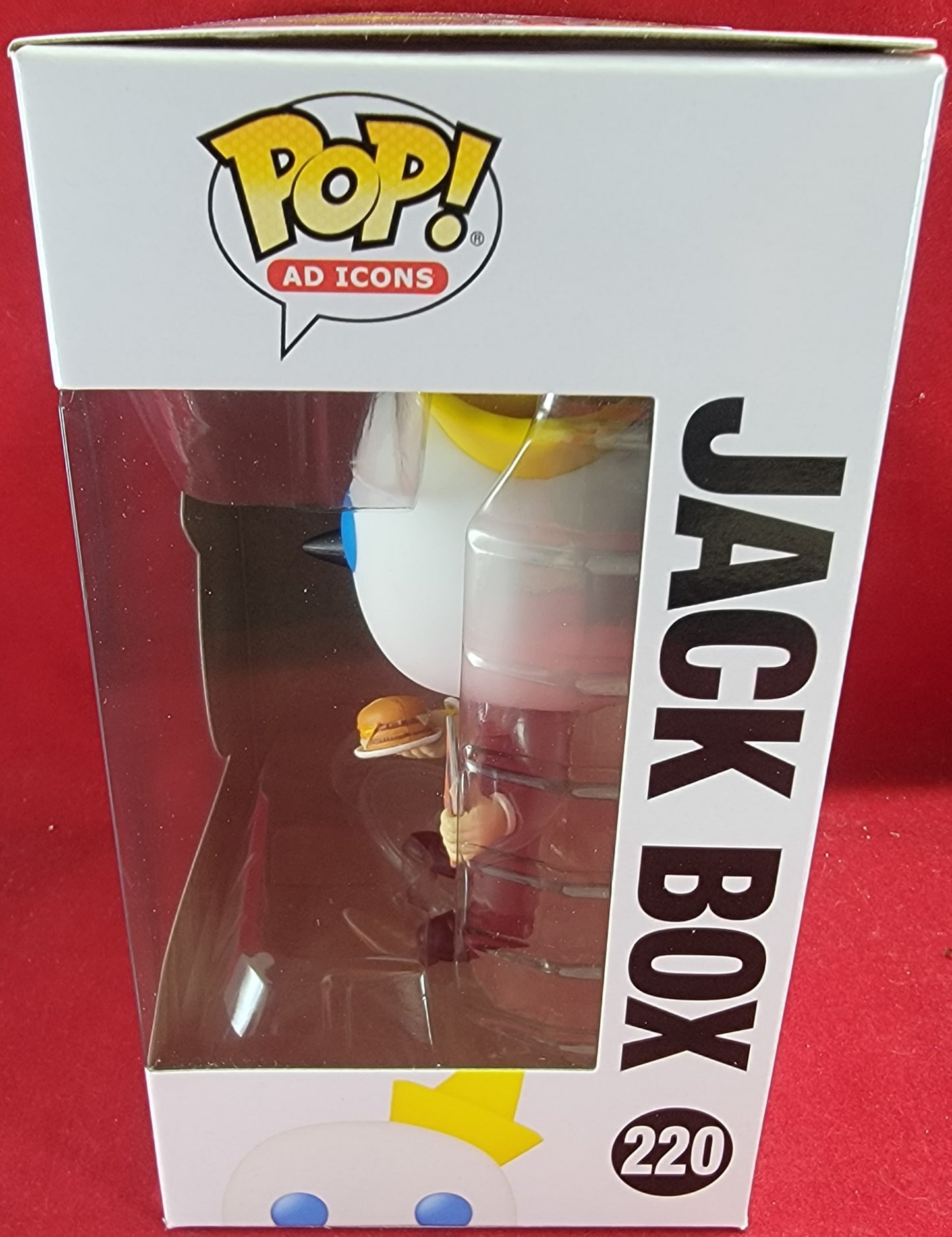 Jack box funko # 220 (nib)
With pop protector