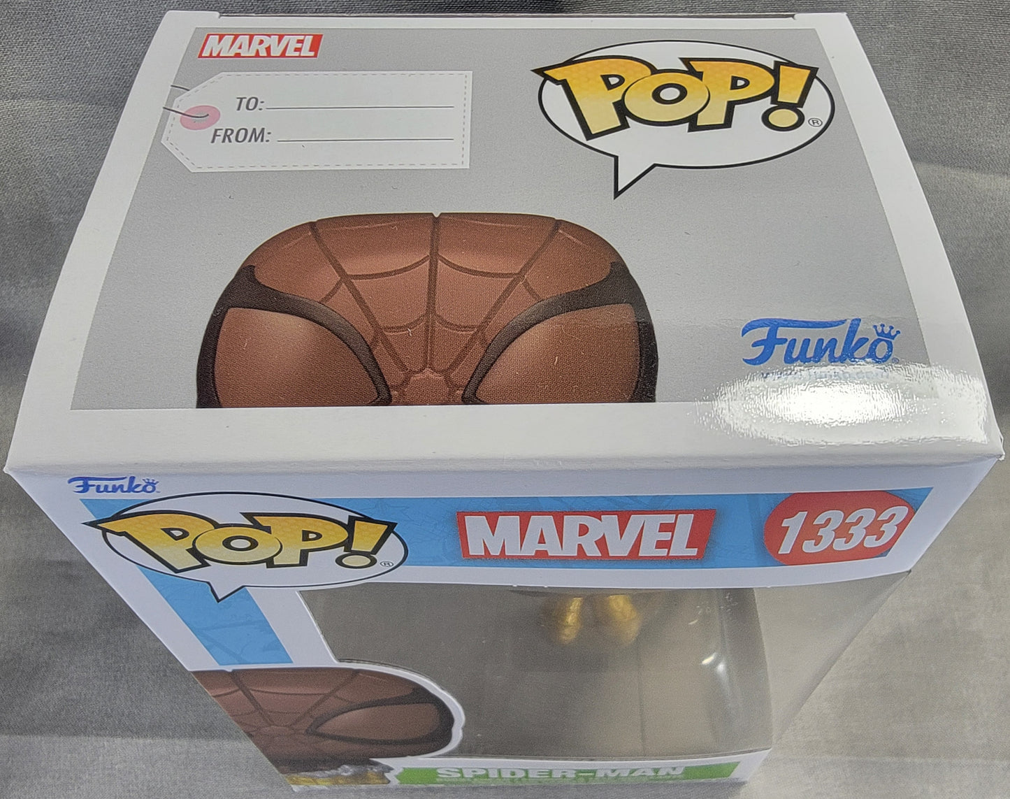 Spider-Man funko # 1333 (nib)
With pop protector