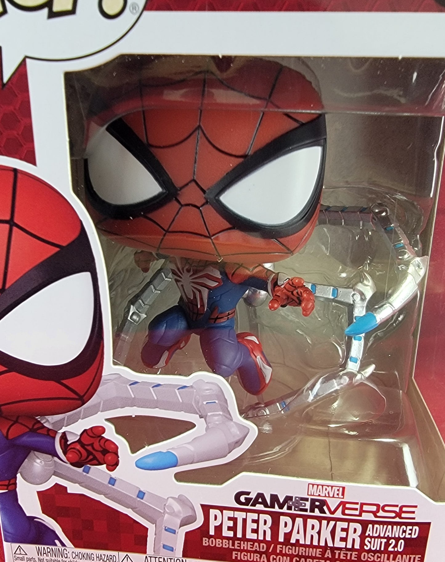 Peter Parker advanced suit 2.0 funko # 971 (nib)
With pop protector