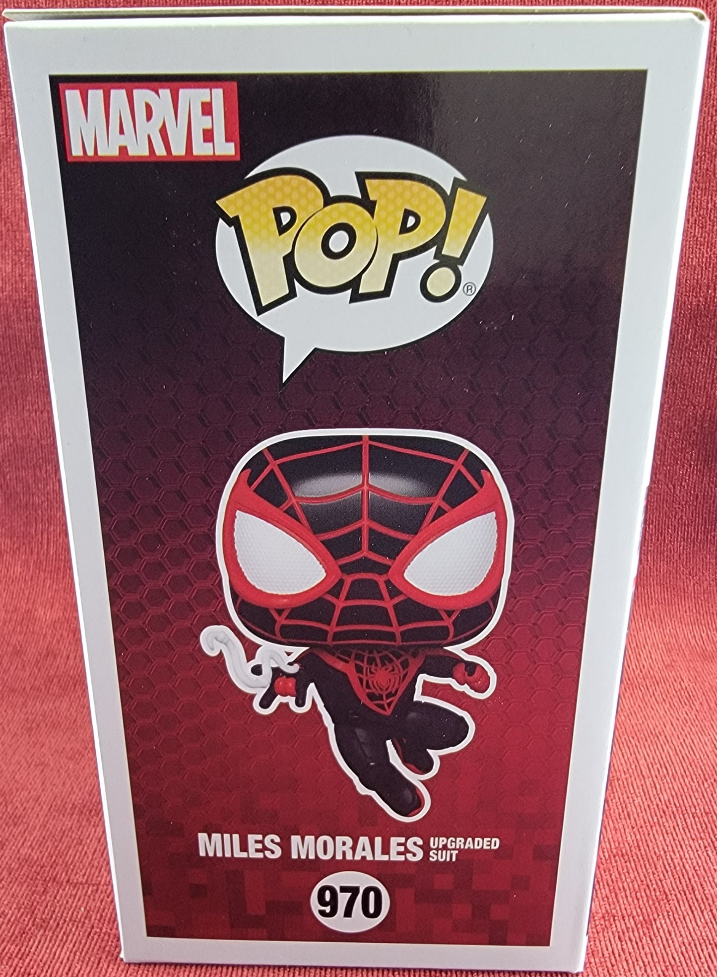 Miles morales upgraded suit funko # 970 (nib)
With pop protector