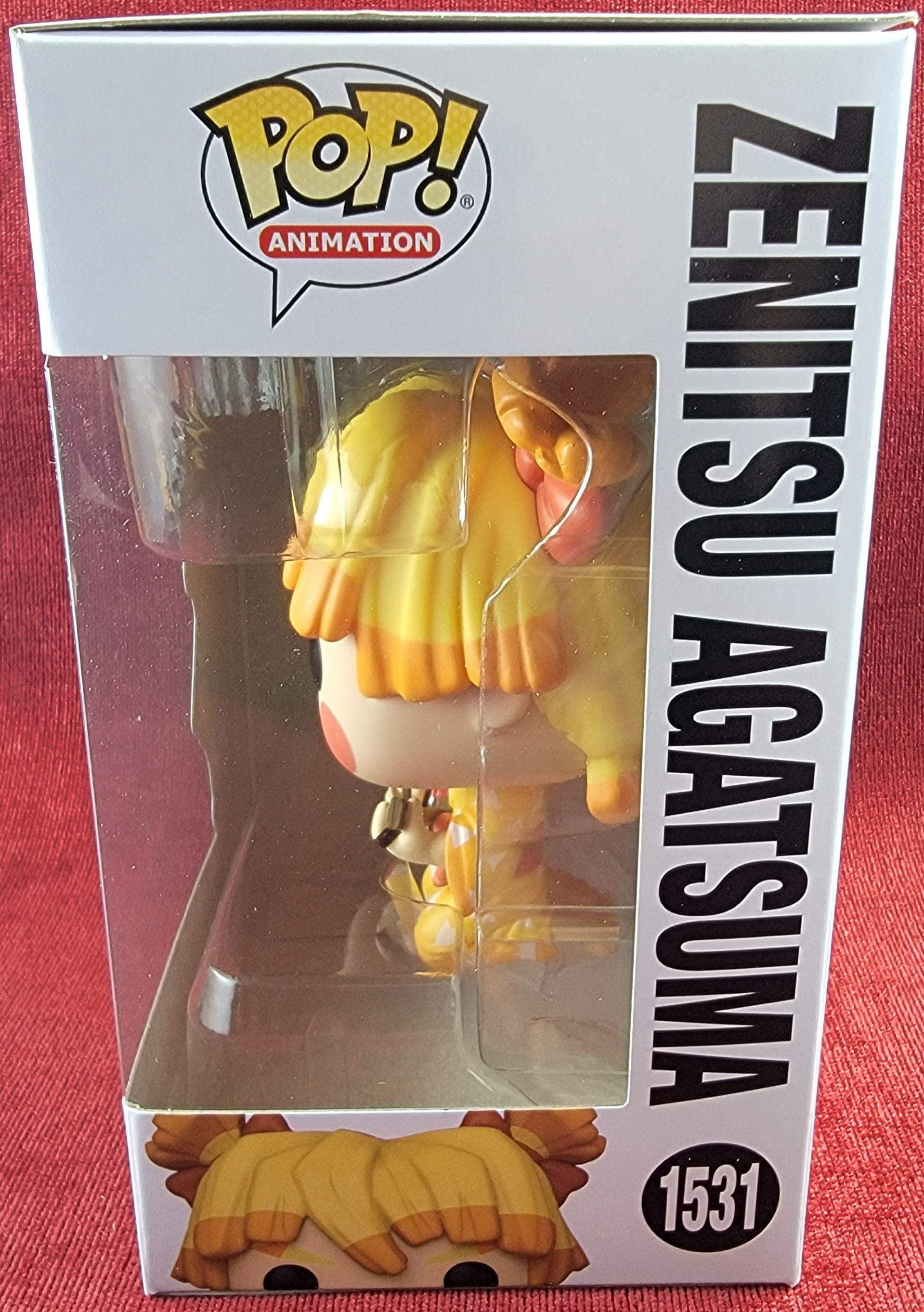 Zenitsu agatsuma funko # 1531 (nib) With pop protector
