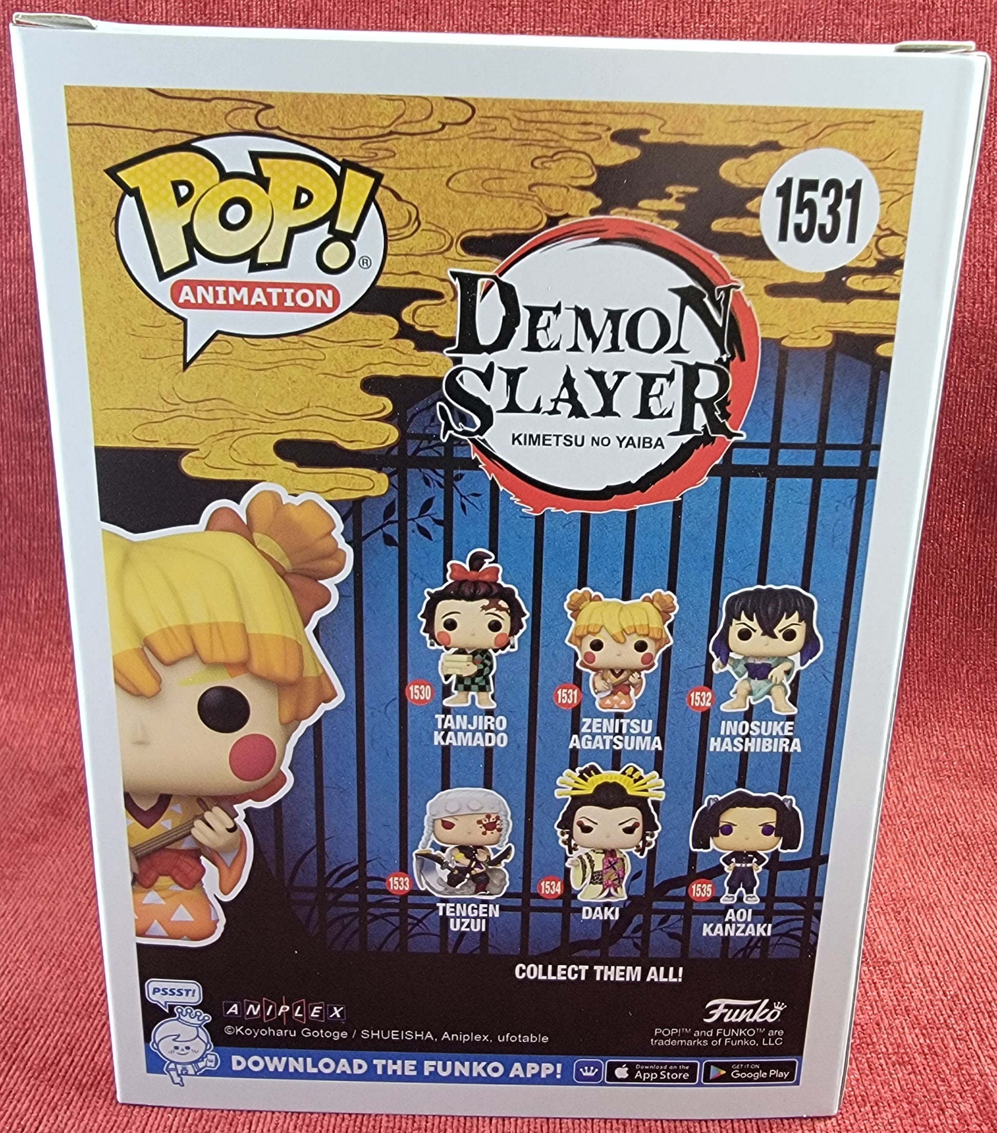 プネクド ハンテップン セット Funko Pop! Animation Demon Slayer 1488 Zenitsu Agatsuma