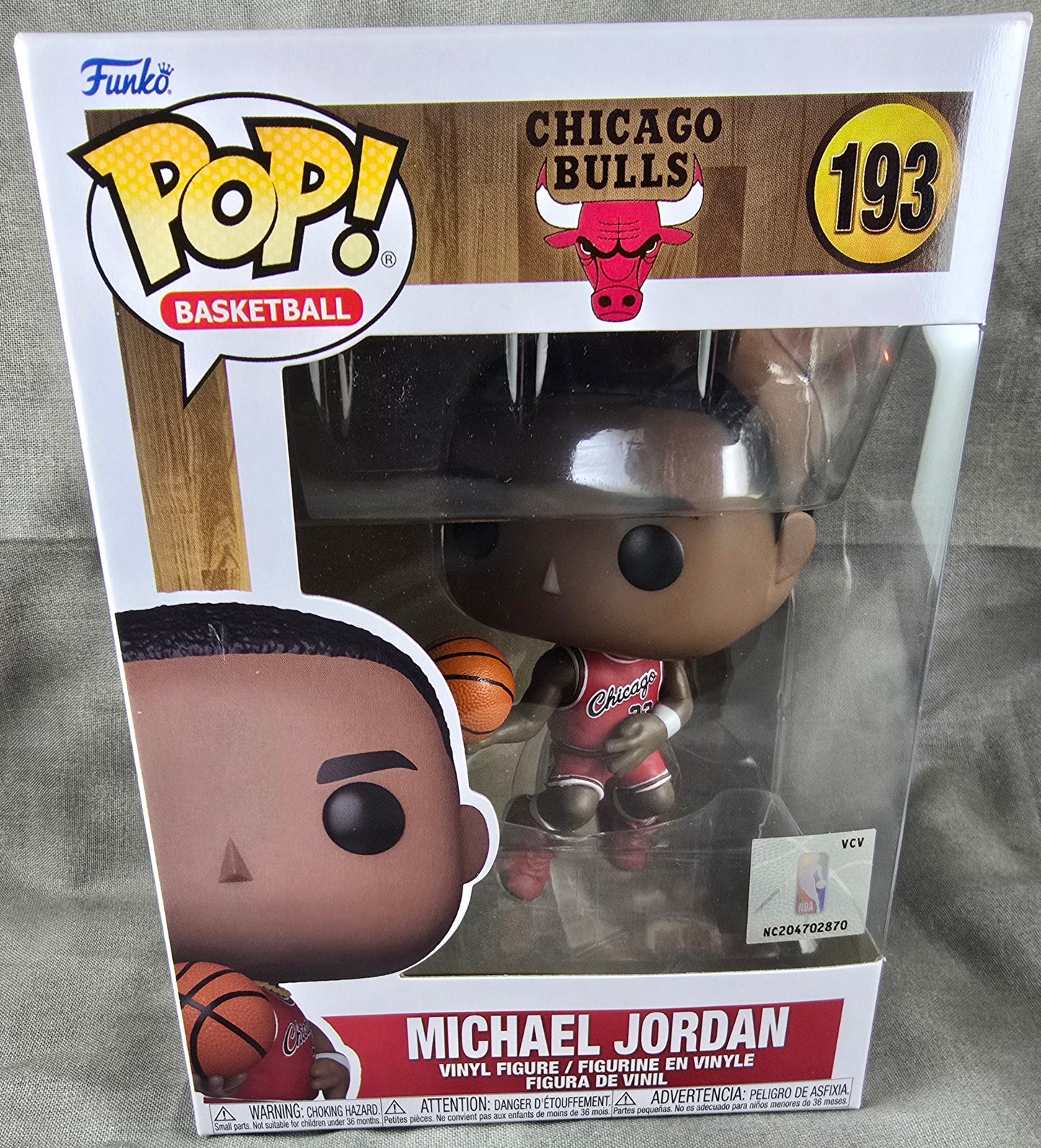 Michael Jordan Funko # 193 (Nib) With Pop Protector