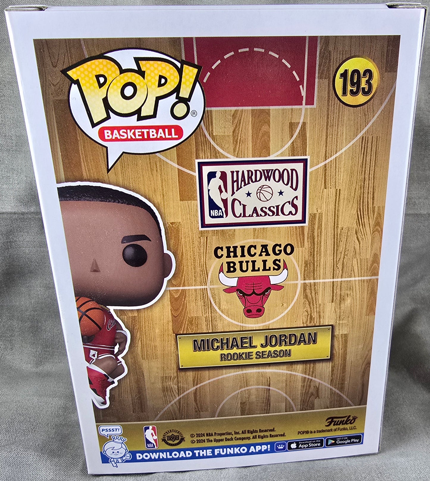 Michael Jordan Funko # 193 (Nib) With Pop Protector