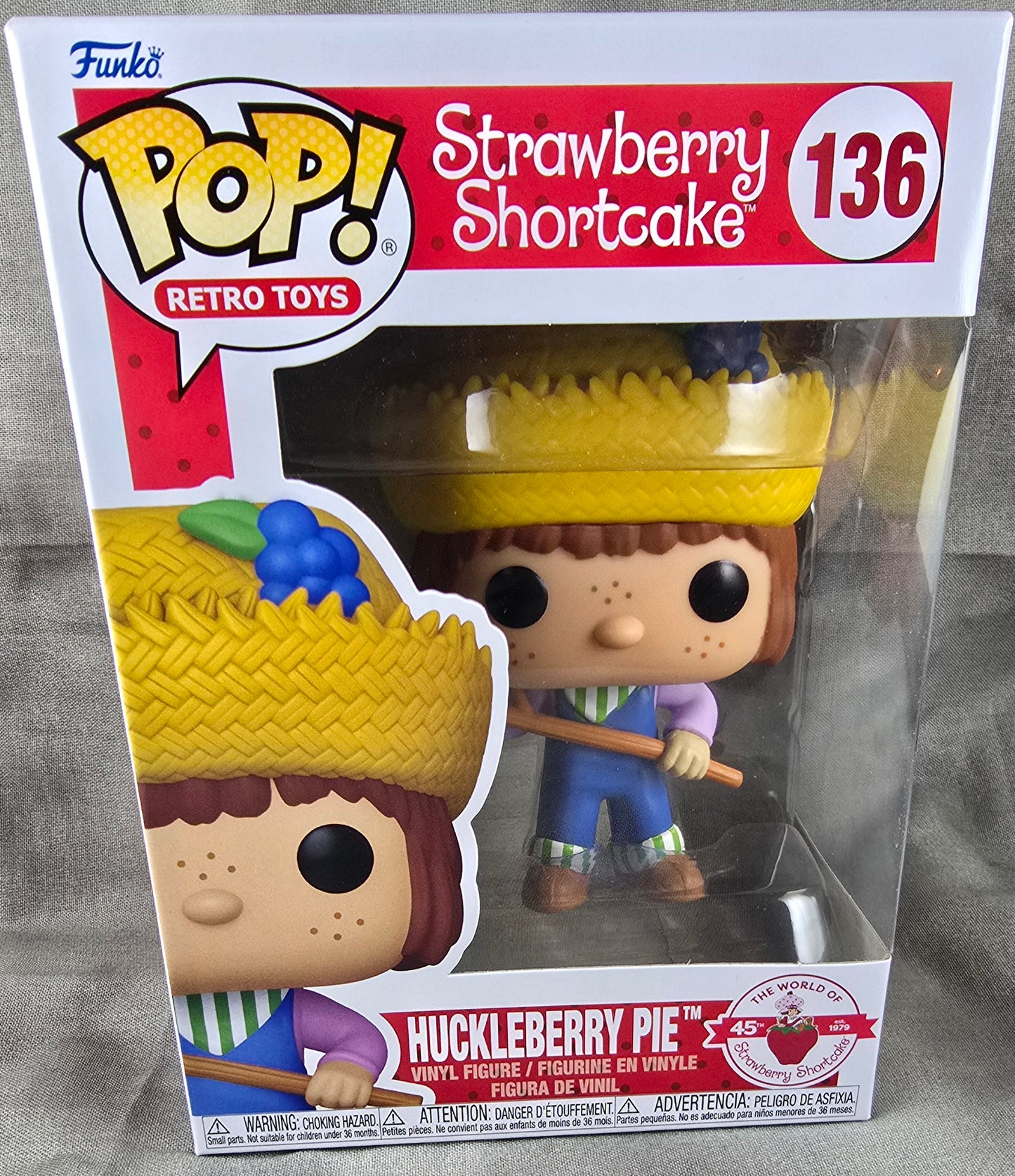 Huckleberry Pie Funko #136 (Nib) With Pop Protector