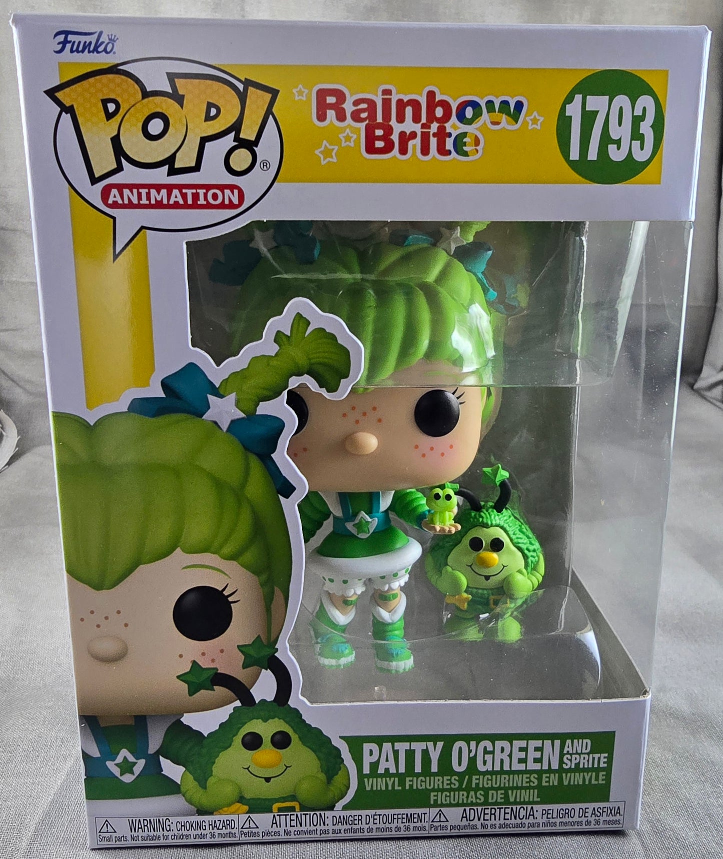 Patty O'green and Sprite funko # 1793 (nib) With pop protector
