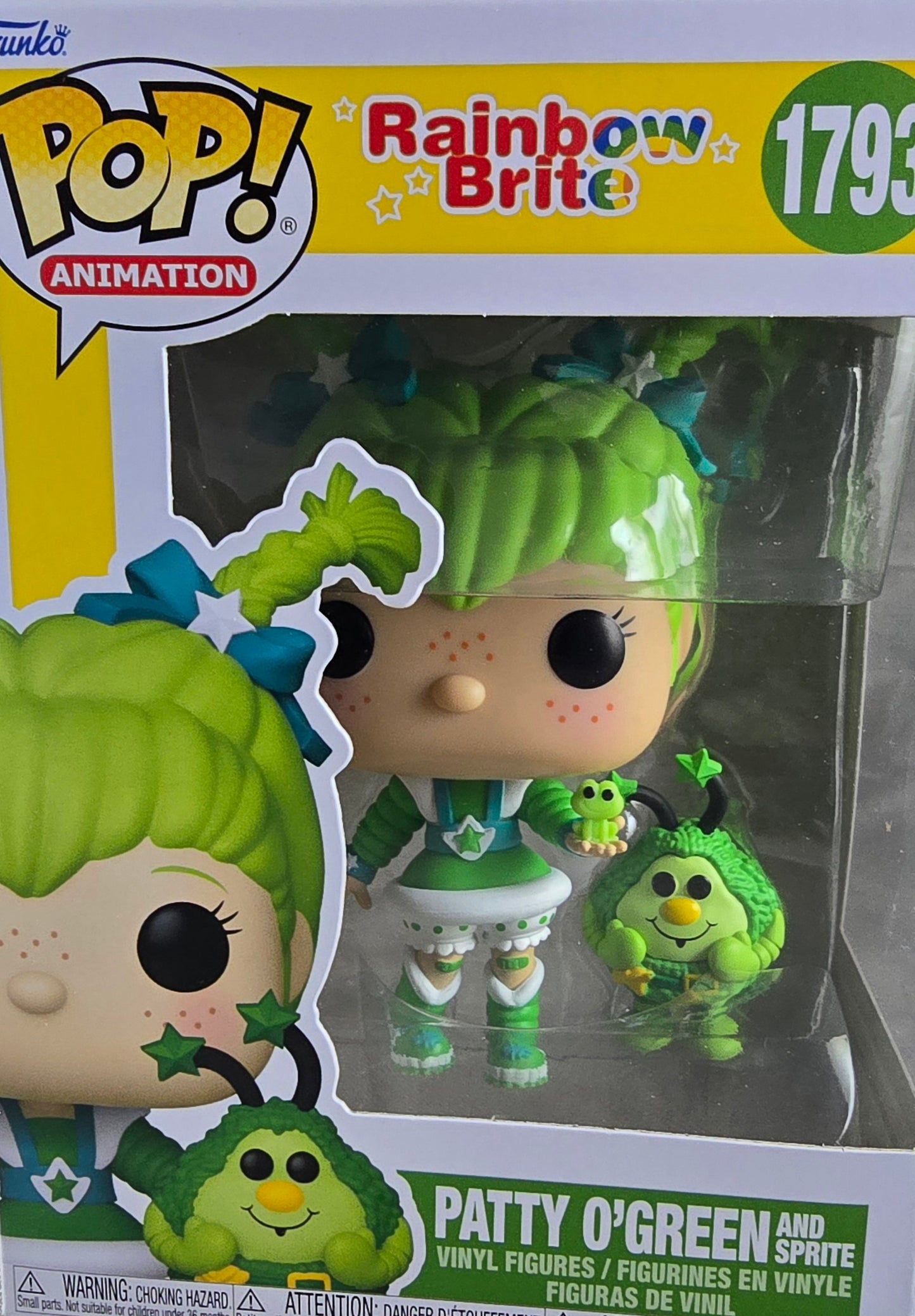 Patty O'green and Sprite funko # 1793 (nib) With pop protector