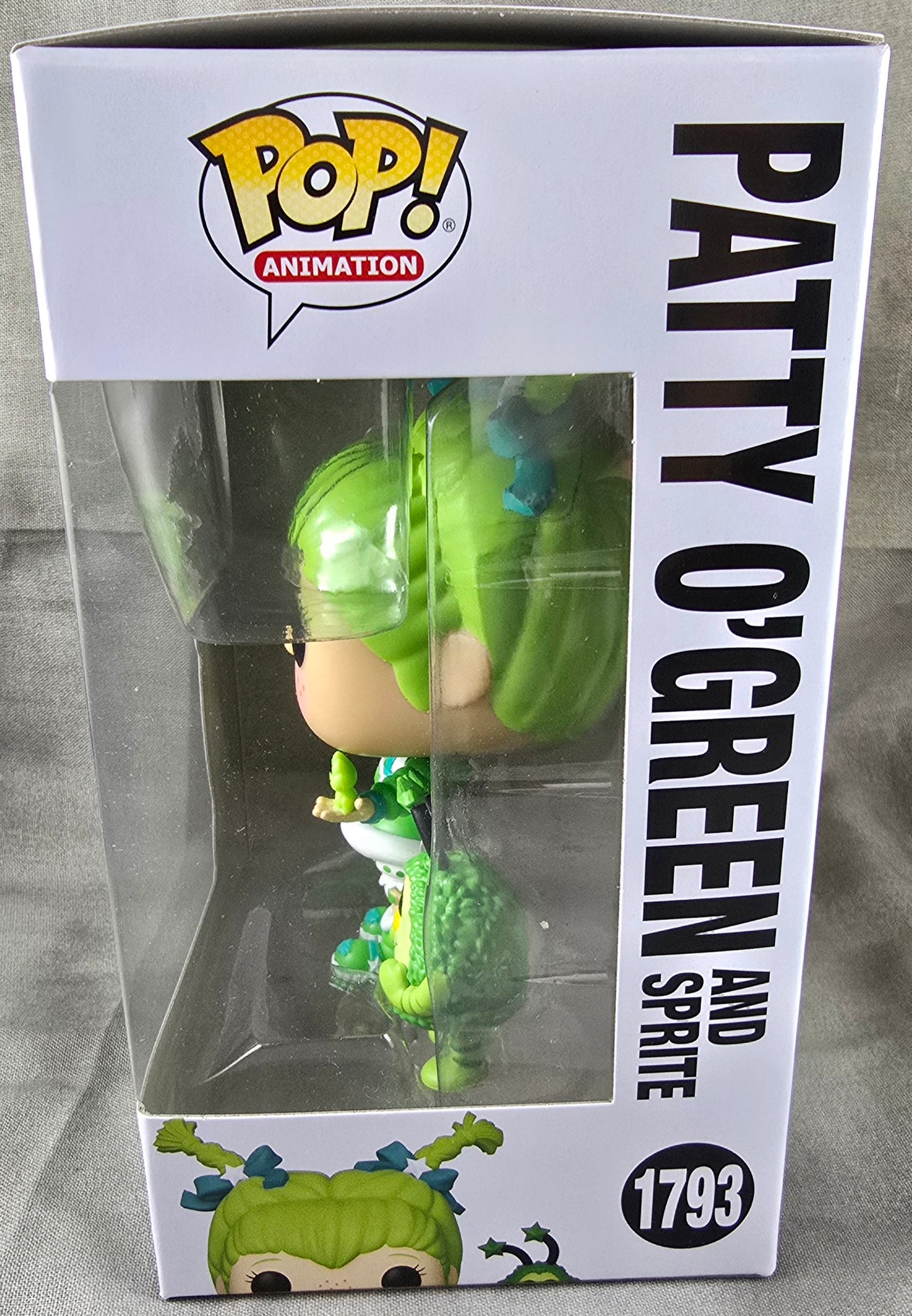 Patty O'green and Sprite funko # 1793 (nib) With pop protector