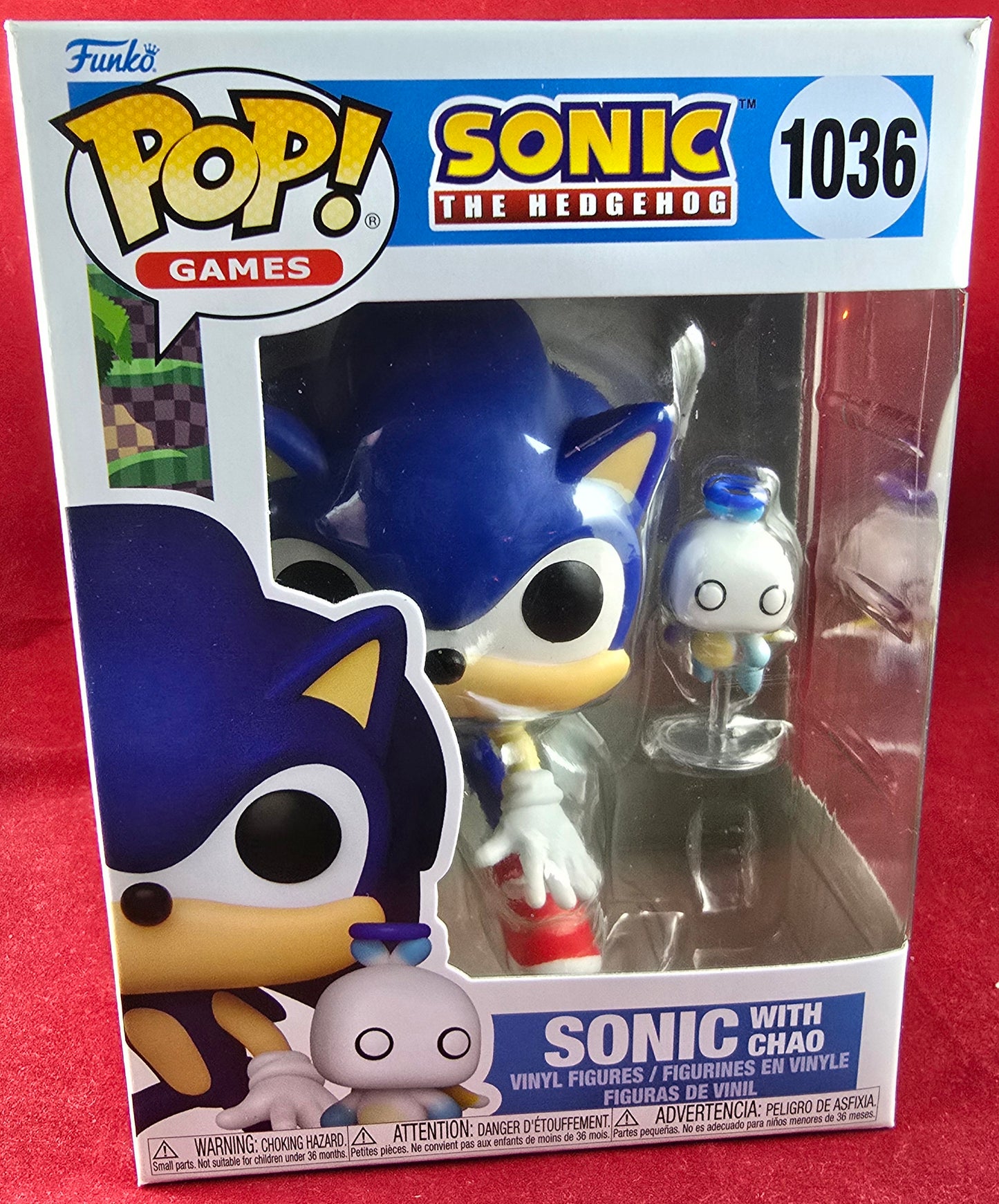 Sonic with Chao funko # 1036 (nib) With pop protector