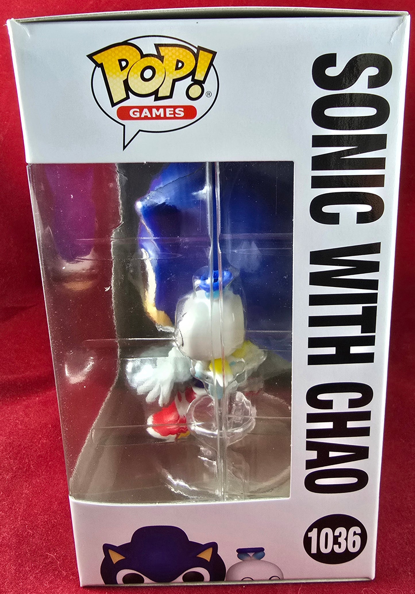 Sonic with Chao funko # 1036 (nib) With pop protector