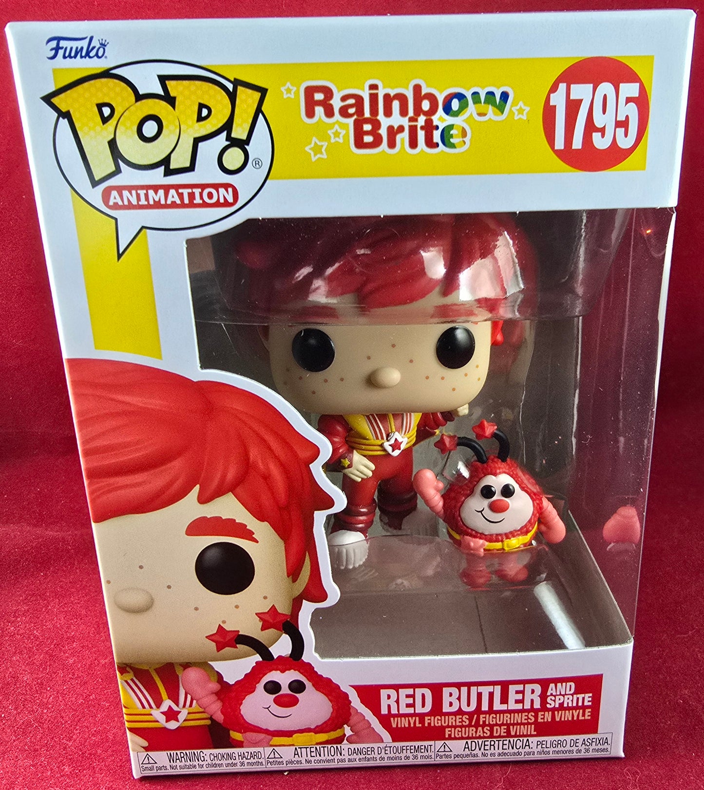 Red butler with Sprite funko # 1795 (nib) With pop protector