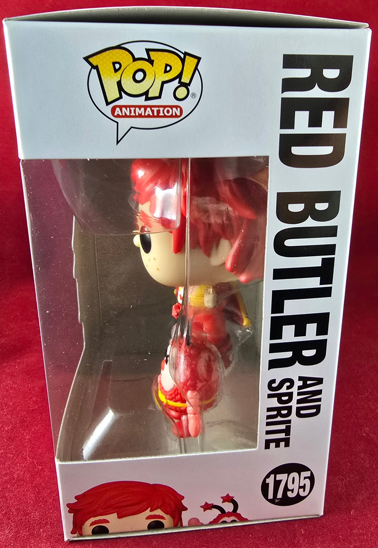 Red butler with Sprite funko # 1795 (nib) With pop protector