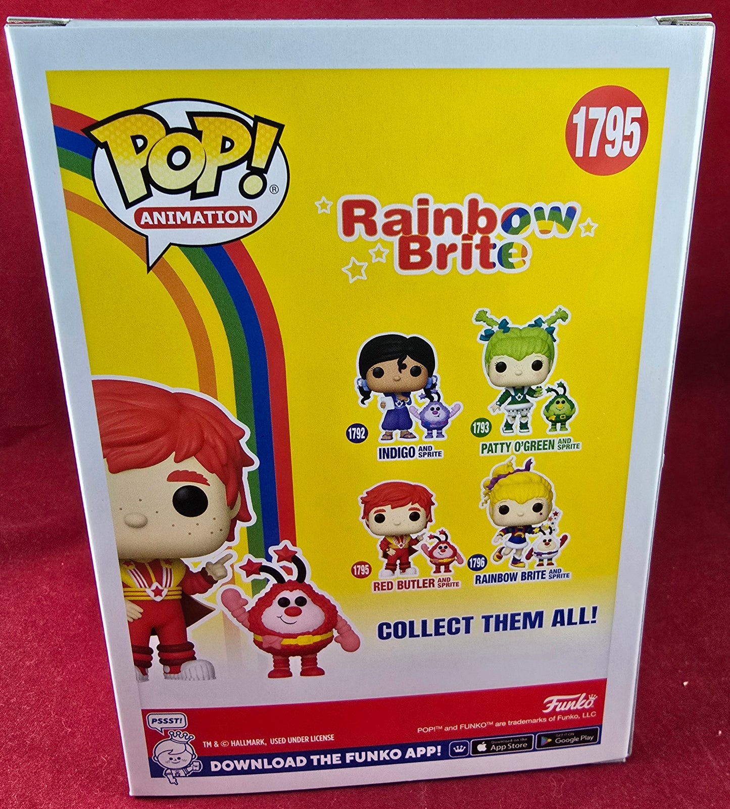 Red butler with Sprite funko # 1795 (nib) With pop protector
