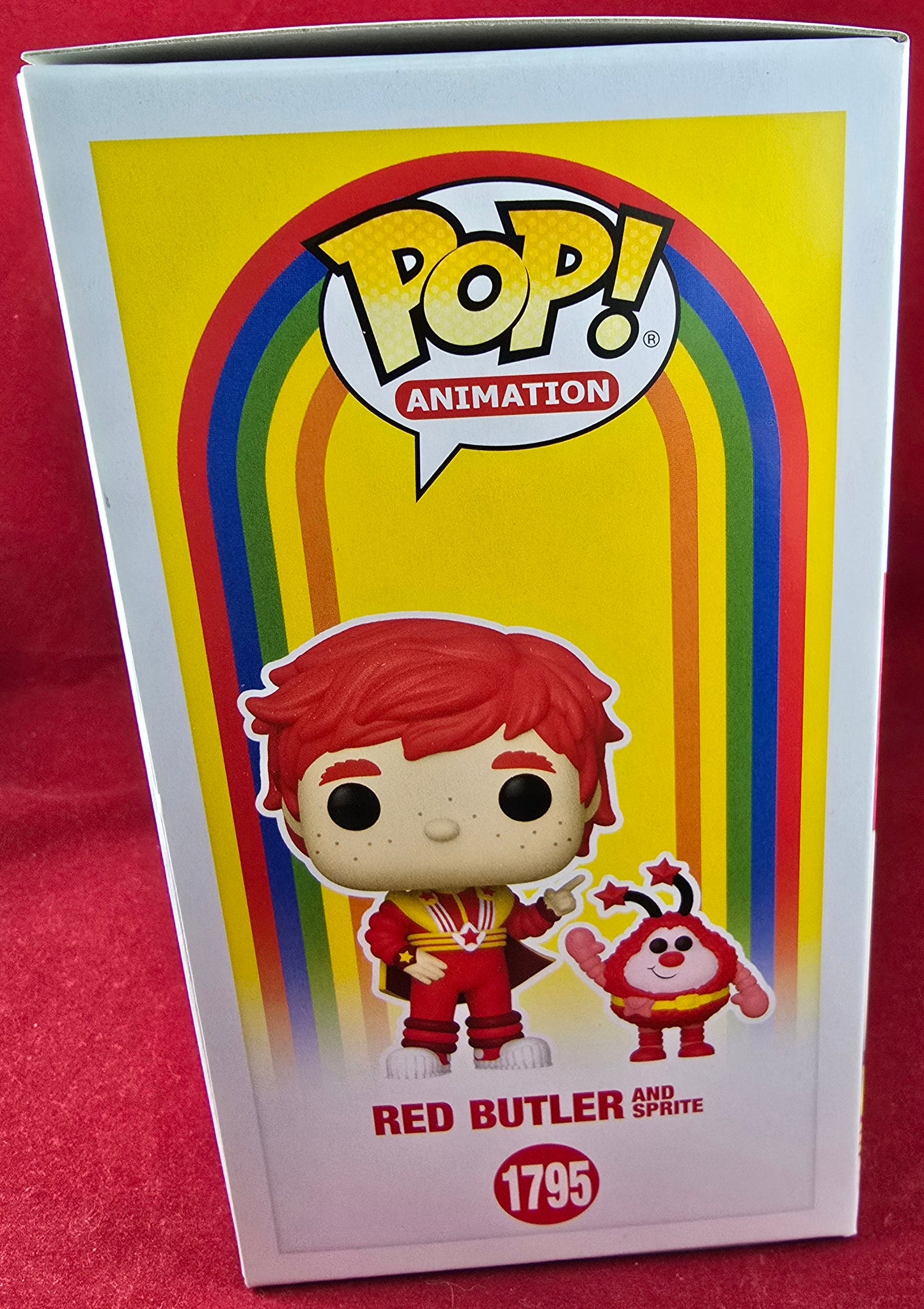 Red butler with Sprite funko # 1795 (nib) With pop protector