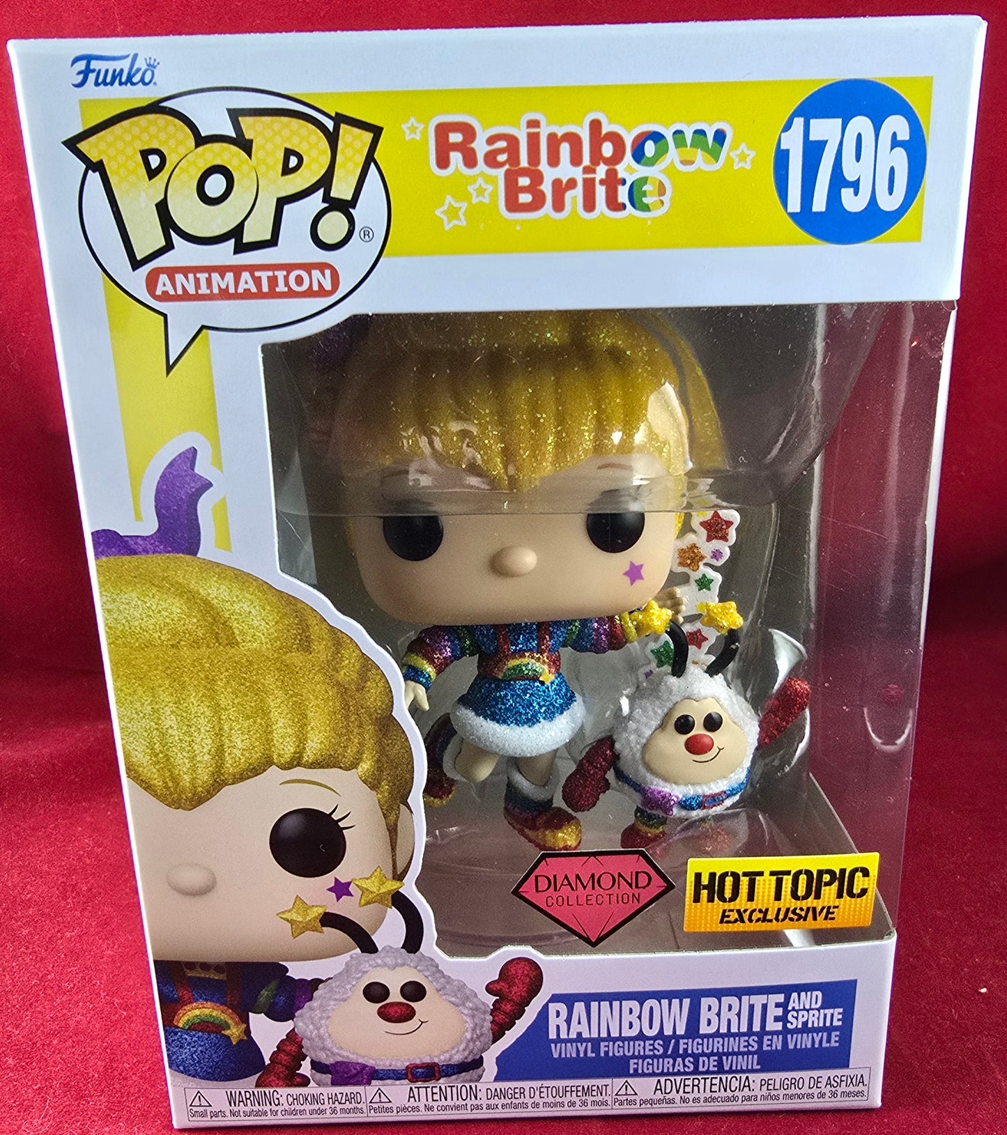 Rainbow Brite With Sprite Hot Topic Exclusive  # 1796 (Nib) With Pop Protector