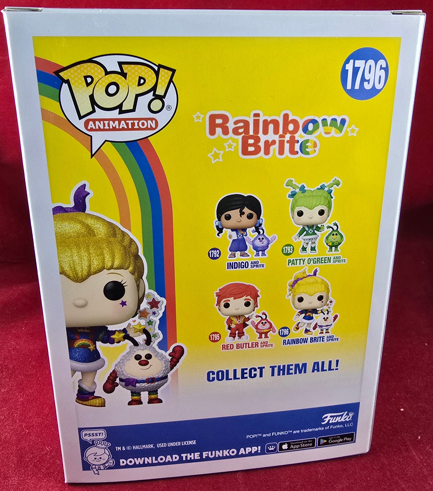 Rainbow Brite With Sprite Hot Topic Exclusive  # 1796 (Nib) With Pop Protector