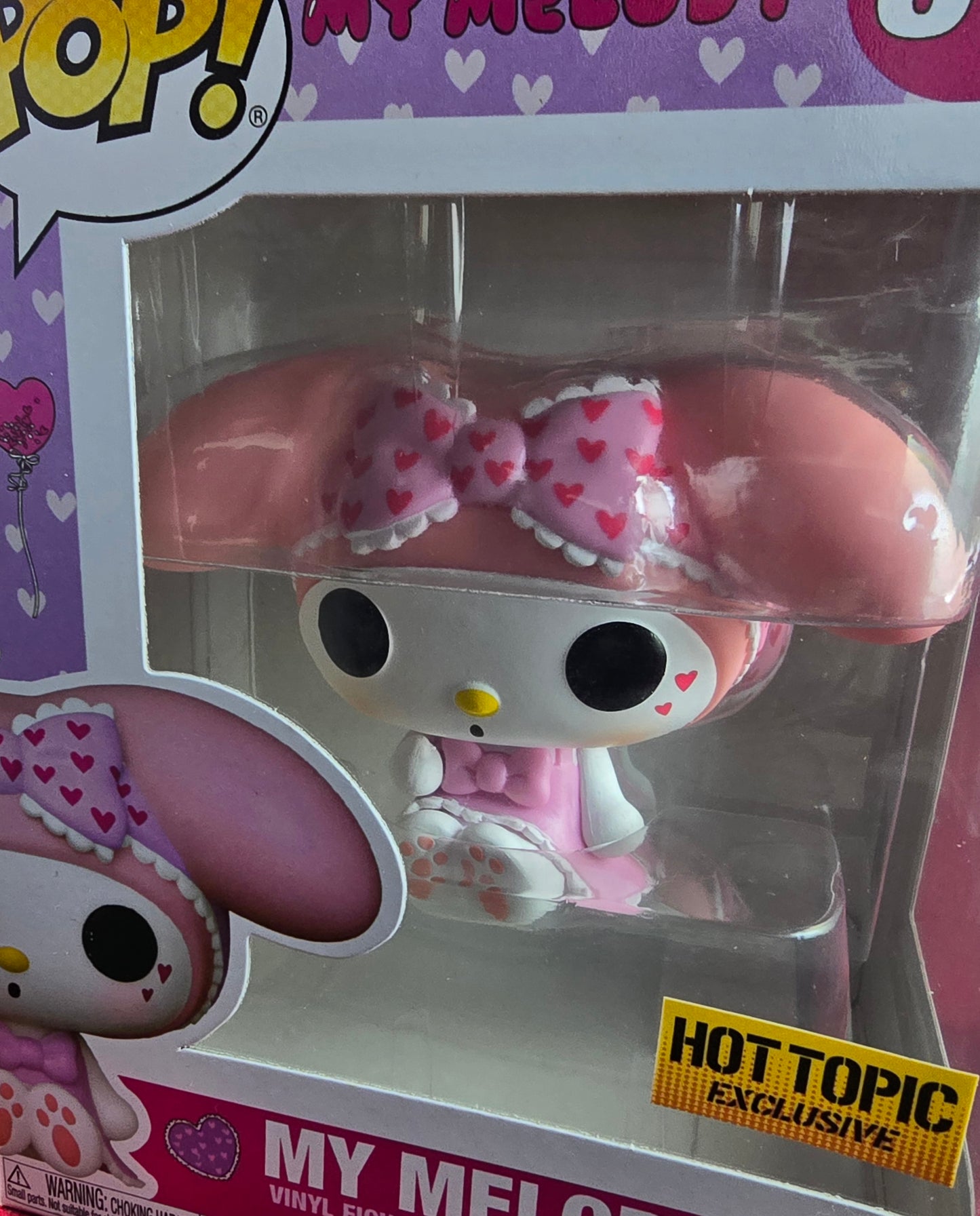 My Melody hot topic exclusive funko # 56 (nib) With pop protector
