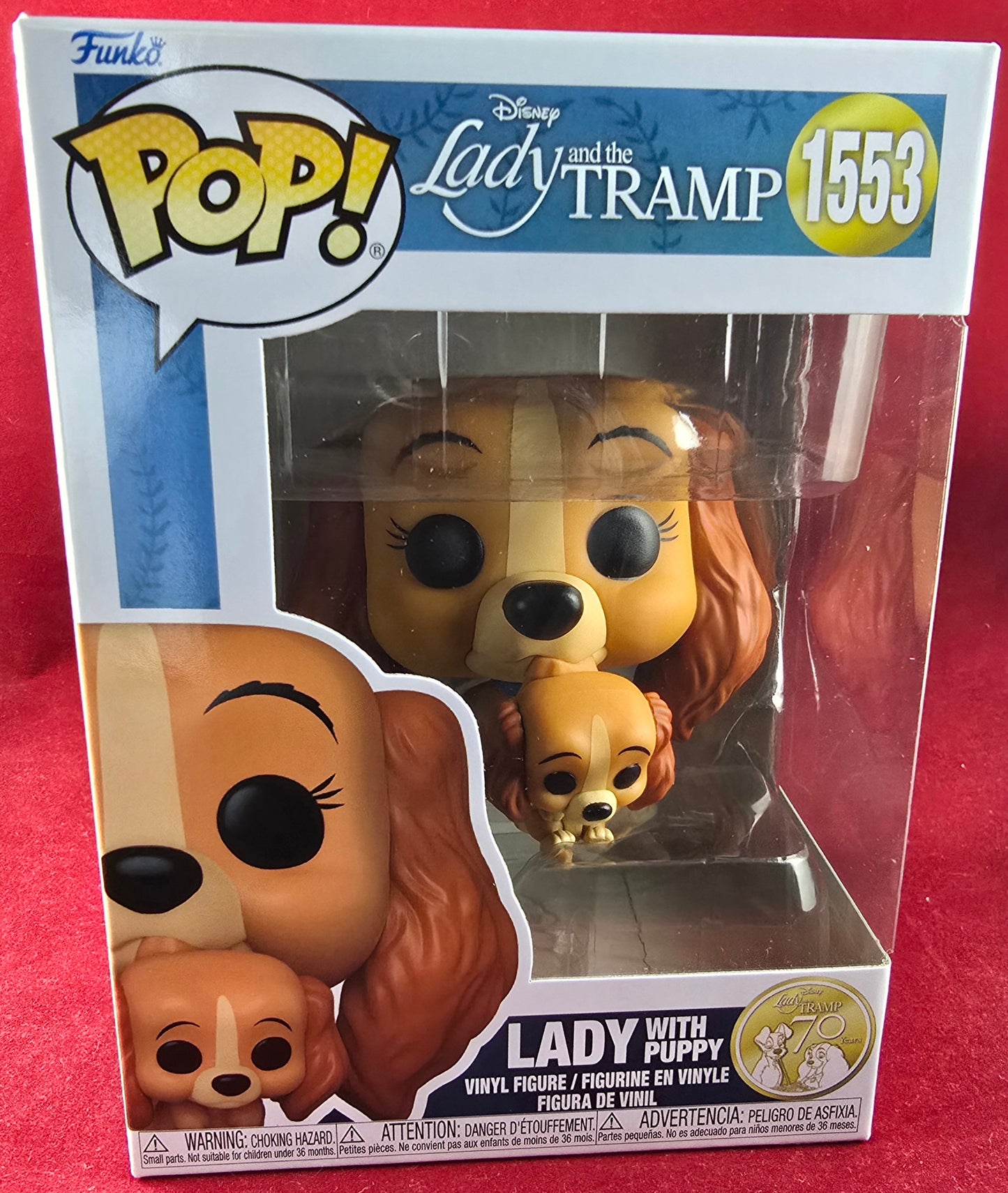 Lady with puppy funko # 1553 (nib) With pop protector