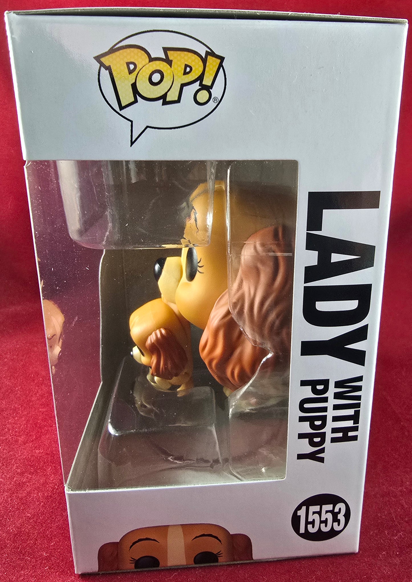 Lady with puppy funko # 1553 (nib) With pop protector