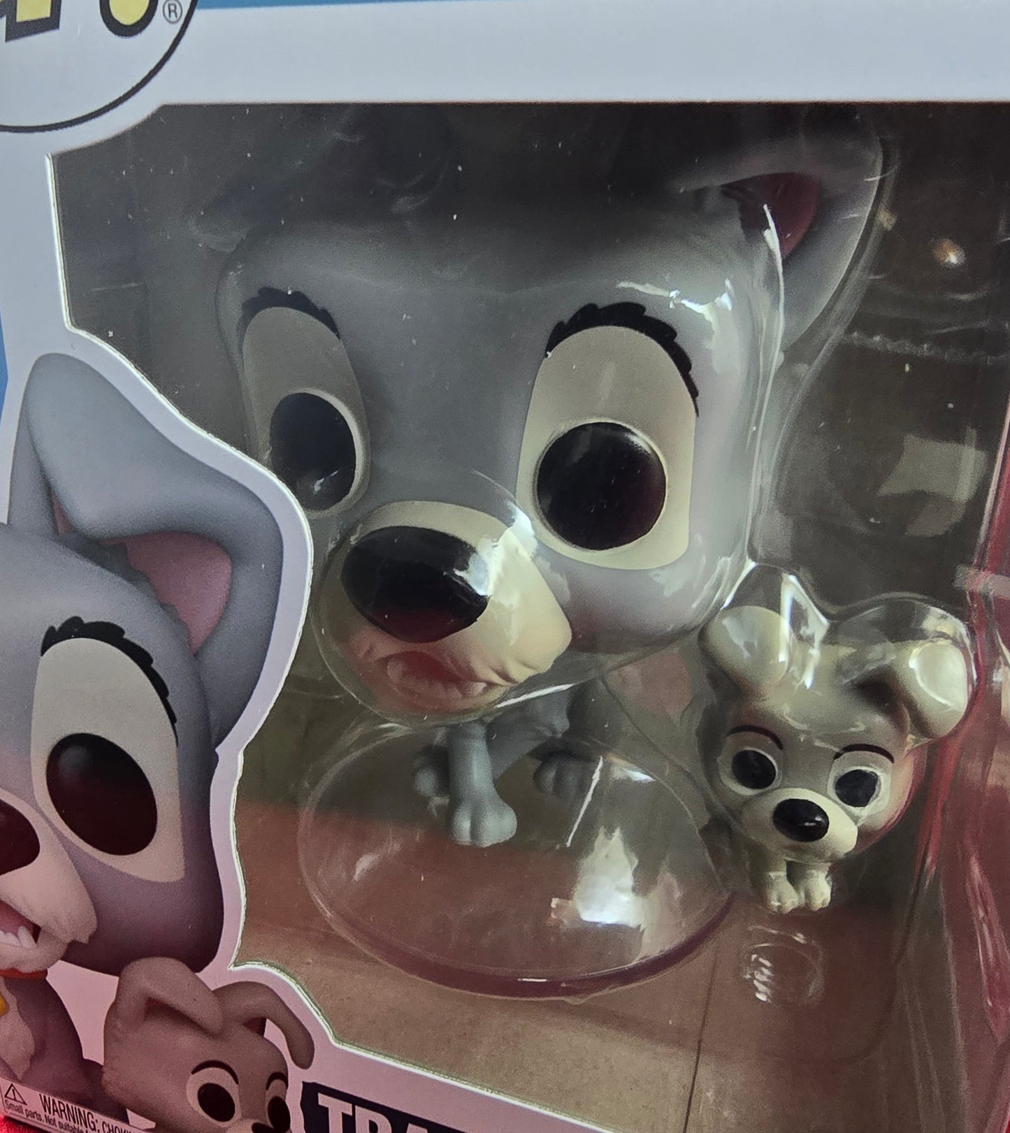 Tramp with puppy funko # 1554 (nib) With pop protector