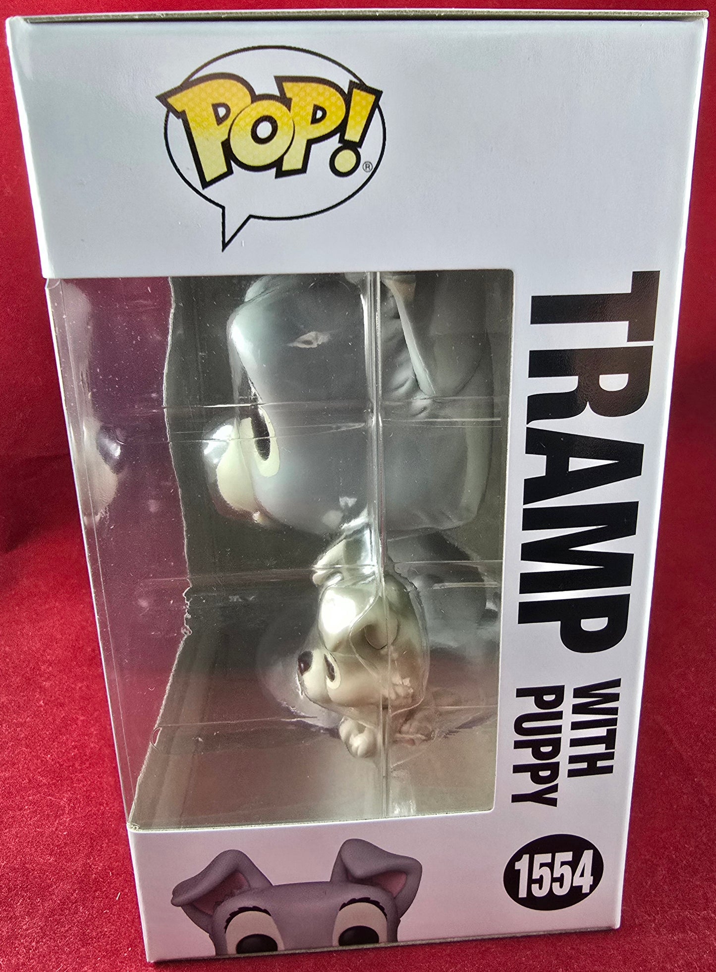 Tramp with puppy funko # 1554 (nib) With pop protector