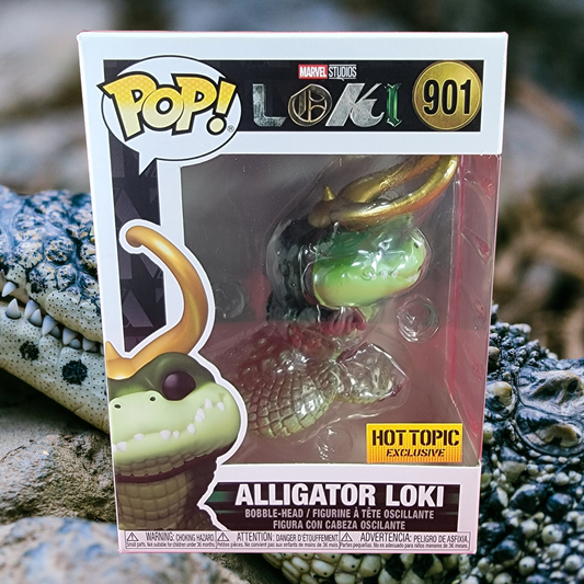 Alligator loki hot topic exclusive funko # 901 (nib)