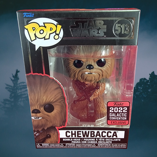 Chewbacca 2022 galactic convention exclusive funko # 513 (nib)