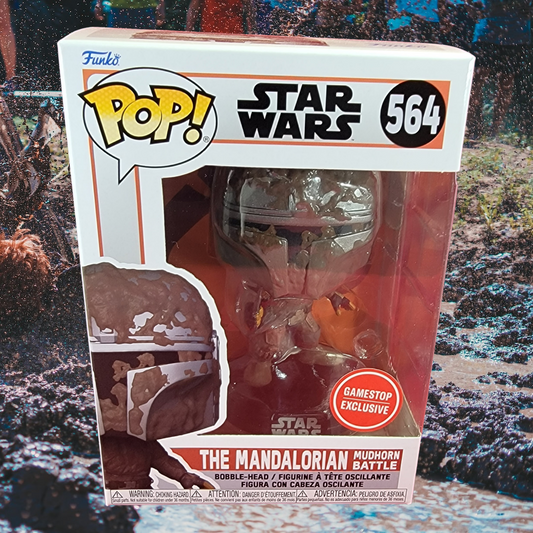 The Mandalorian mudhorn battle gamestop exclusive funko # 564 (nib)