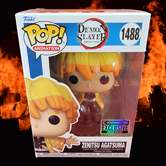 Zenitsu agatsuma entertainment earth exclusive funko # 1488