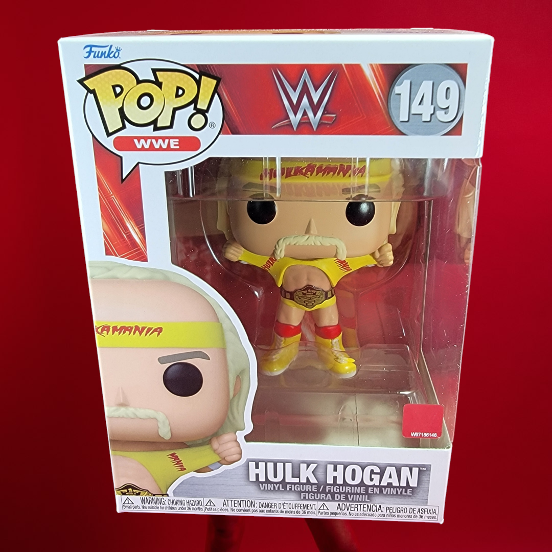 Hulk hogan funko # 149 (nib)
With pop protector