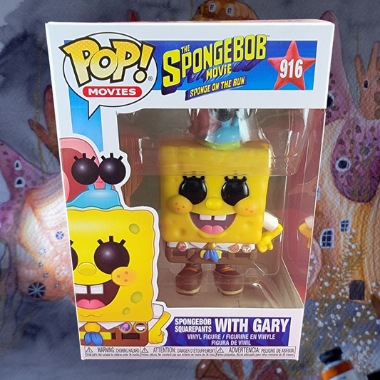 SpongeBob SquarePants with Gary funko # 916 (nib)
With pop protector