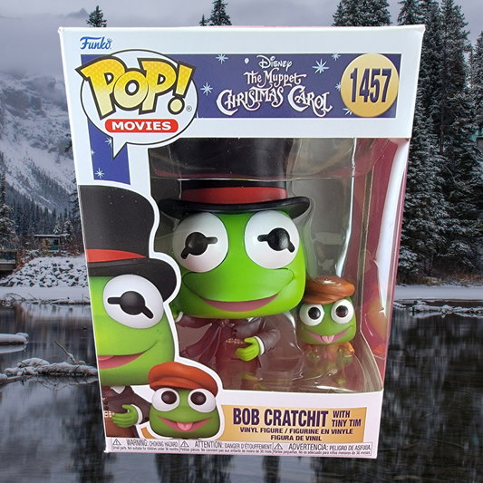 Bob cratchit with Tiny Tim funko # 1457 (nib) 
With pop protector