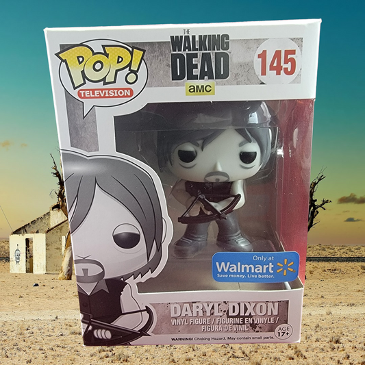 Daryl Dixon Wal-Mart exclusive funko # 145 (nib)
With pop protector