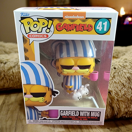 Garfield with mug funko # 41 (nib)
With pop protector