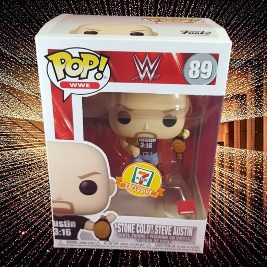 Stone cold" Steve Austin 7 11 exclusive funko # 89 (nib)