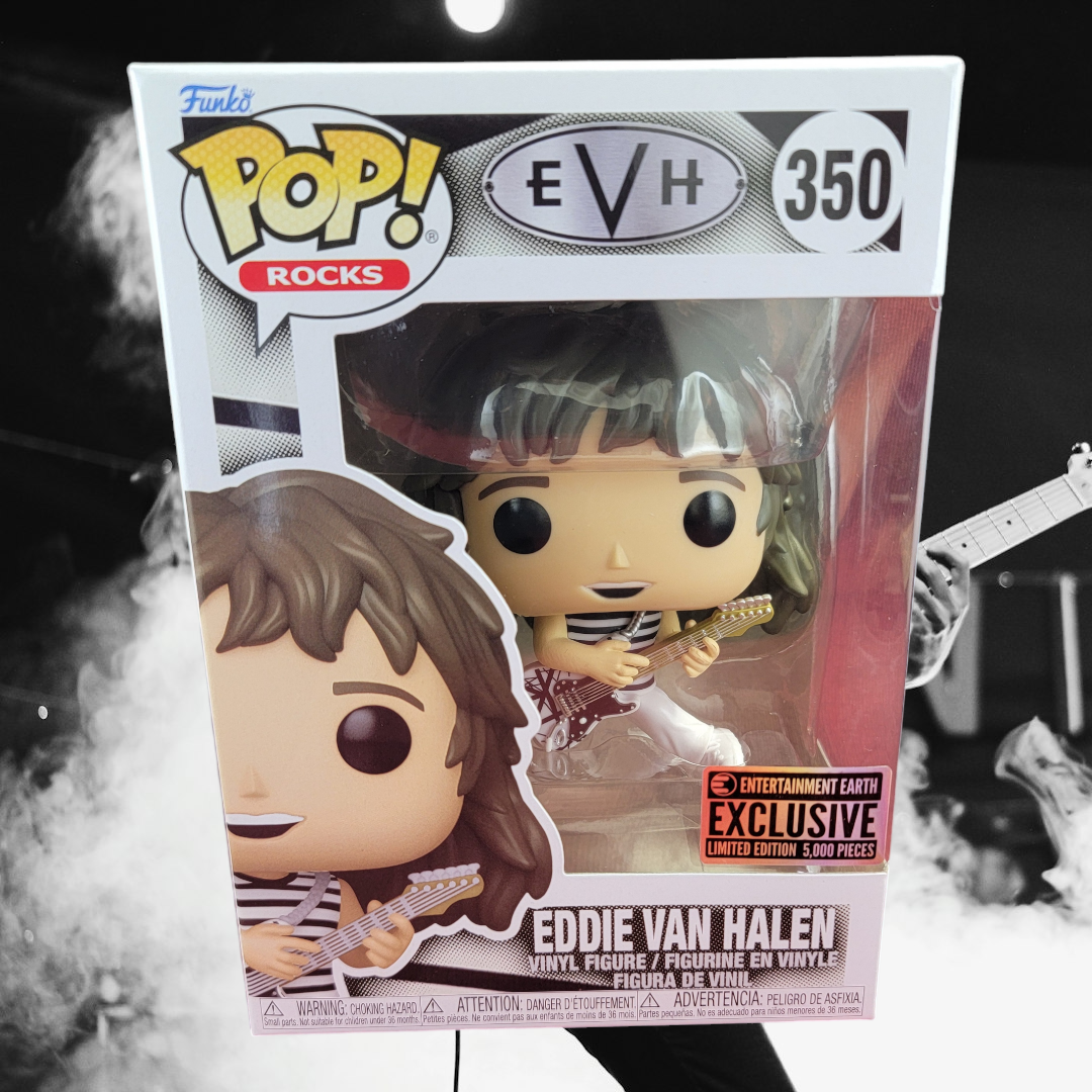 Eddie Van Halen entertainment earth exclusive funko # 350 (nib