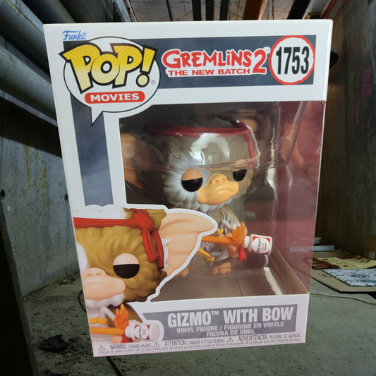 Gizmo with bow funko # 1753 (nib)