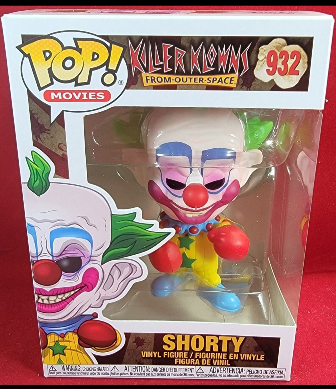 Shorty from killer klowns funko # 932 (nib)