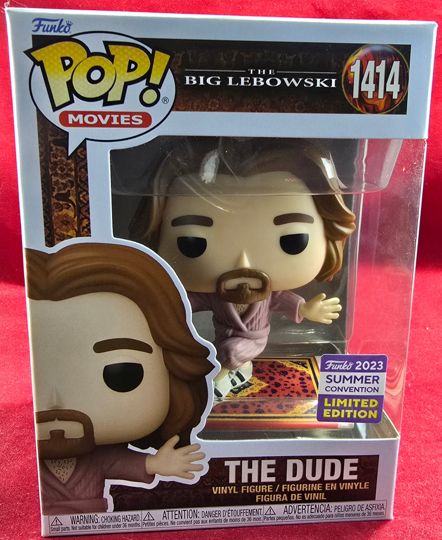 The dude 2023 summer convention funko # 1414 (nib) With pop protector