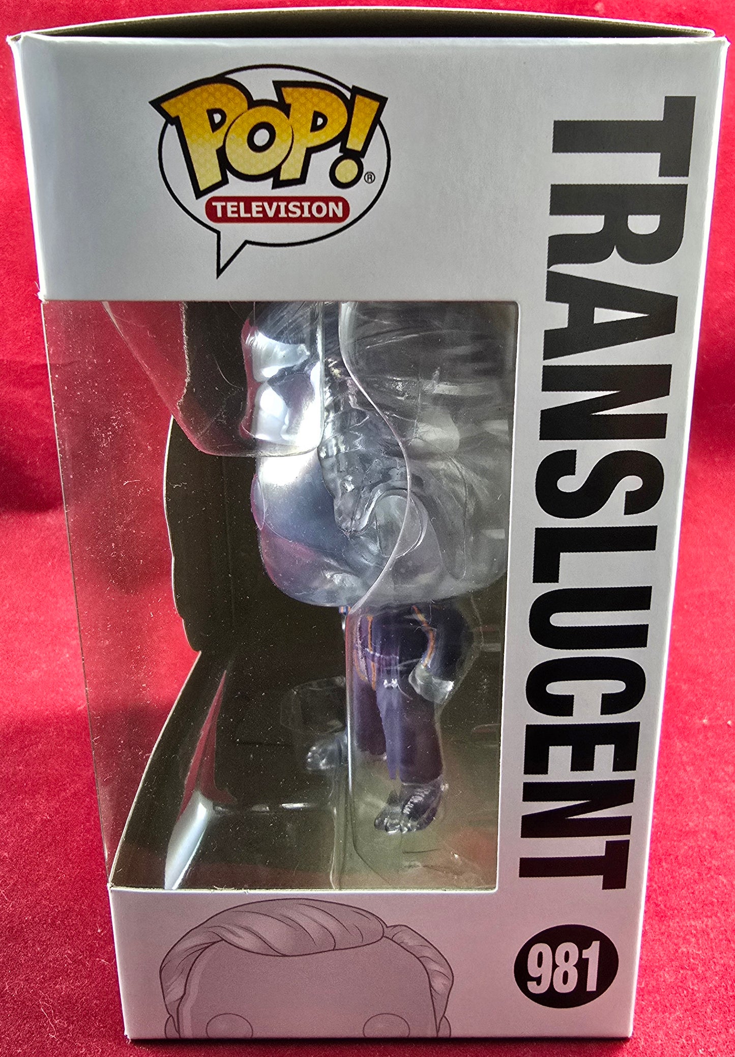 Translucent funko # 981 (nib) With pop protector