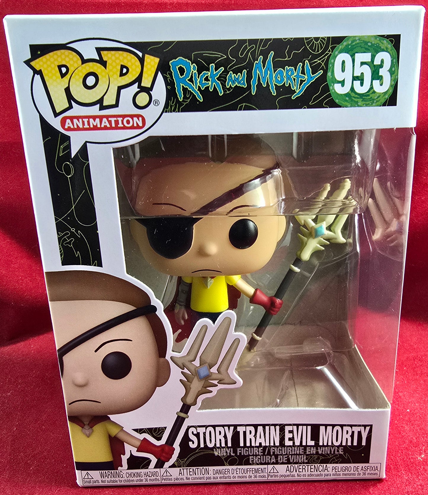 Story Train Evil Morty funko # 953 (nib) With pop protector