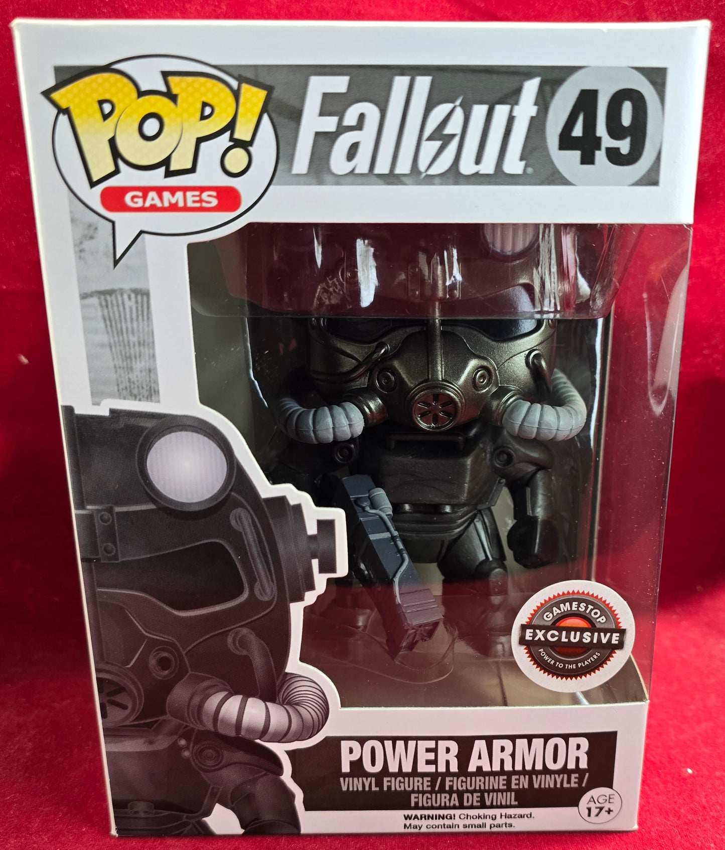 Power Armor gamestop exclusive funko # 49 (nib) With pop protector
