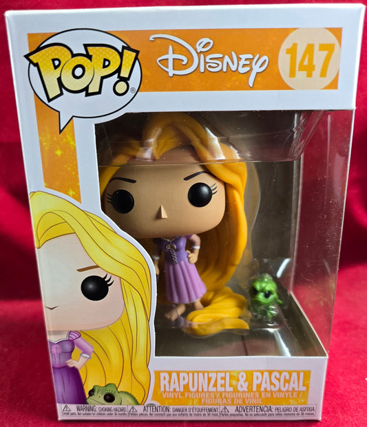 Rapunzel & Pascal funko # 147 (nib) With pop protector