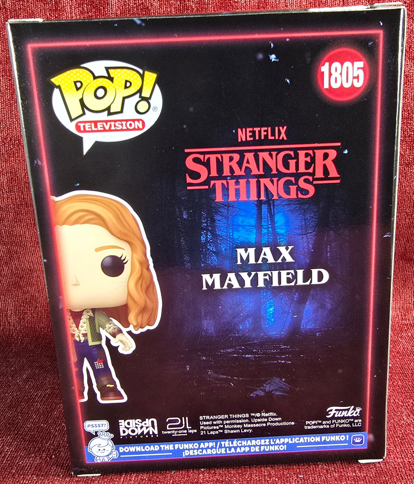 Funko Pop! Vinyl: Max Mayfield #1805 (Nib)
With pop protector