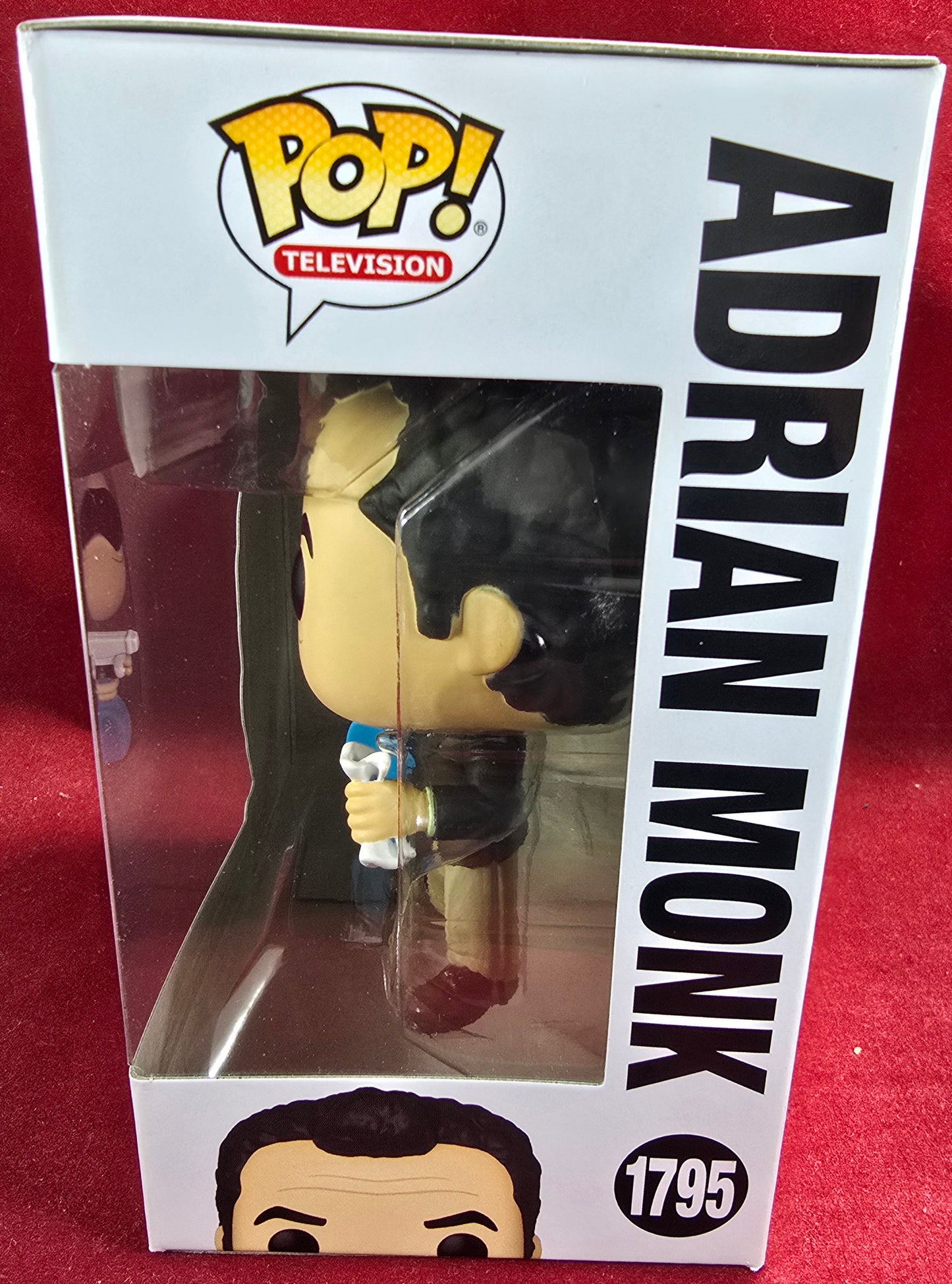 Adrian Monk funko # 1795 (nib) With pop protector