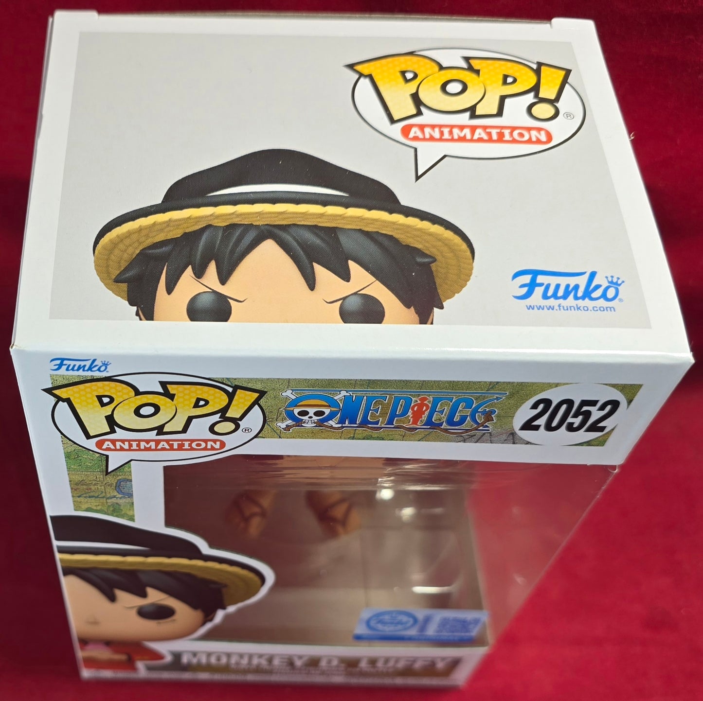 Monkey D. Luffy Entertainment Exclusive Funko #2052 (Nib) With pop protector
