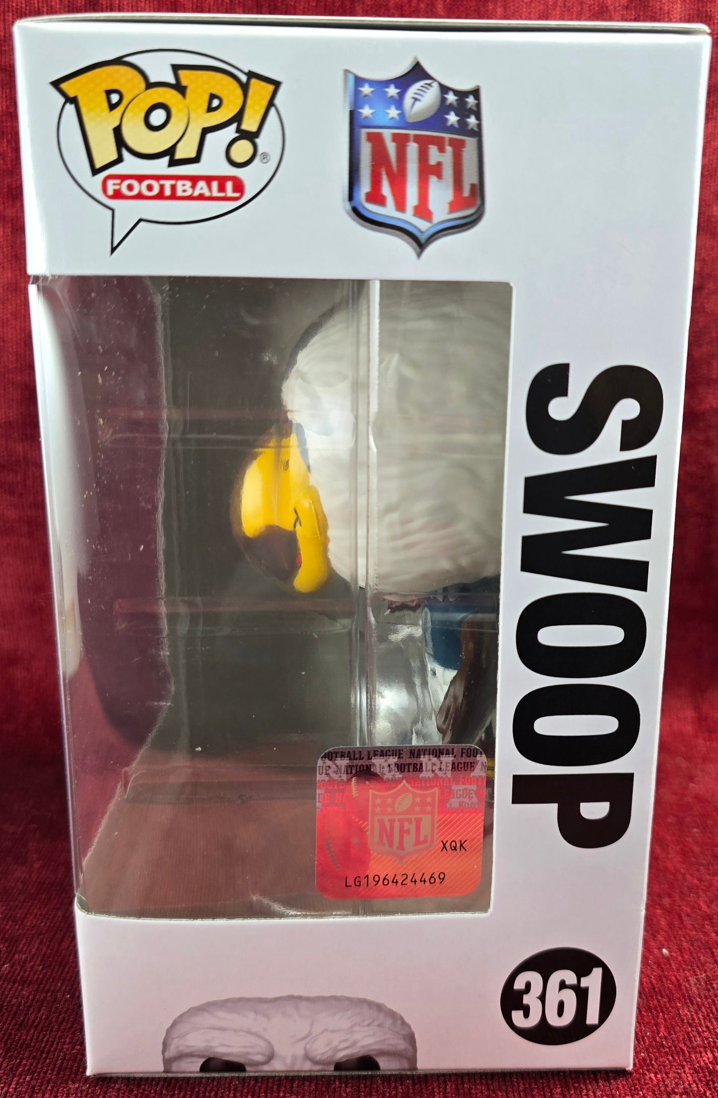 Funko! Football: Swoop # 361 (Nib)
With pop protector