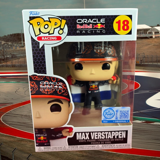 Funko Pop! Racing: Max Verstappen # 18 (Nib)
With pop protector