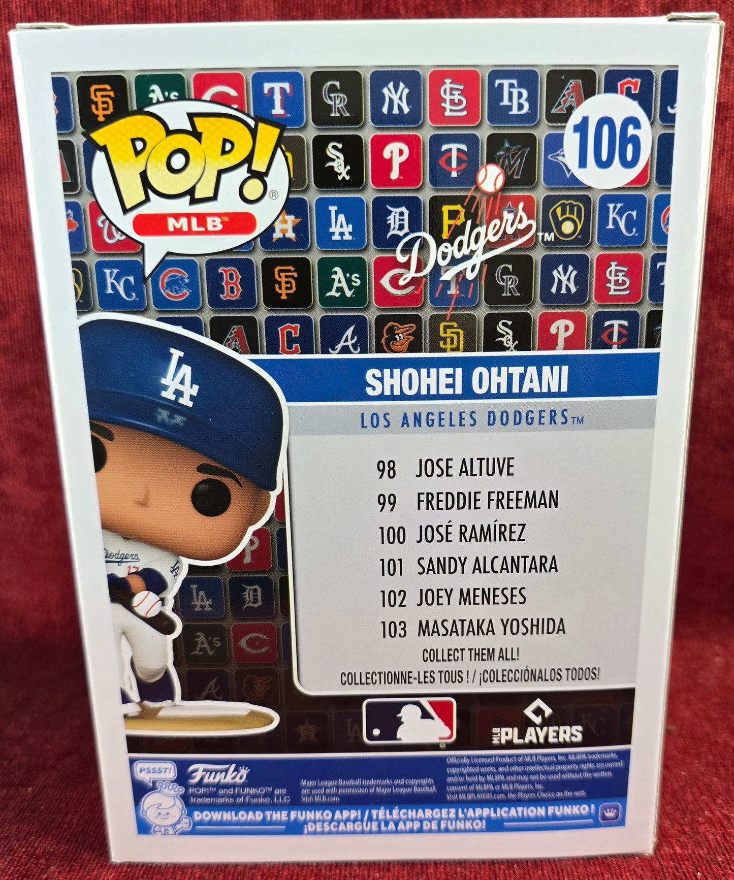 Shohei Ohtani Funko # 106 (Nib) 
With pop protector