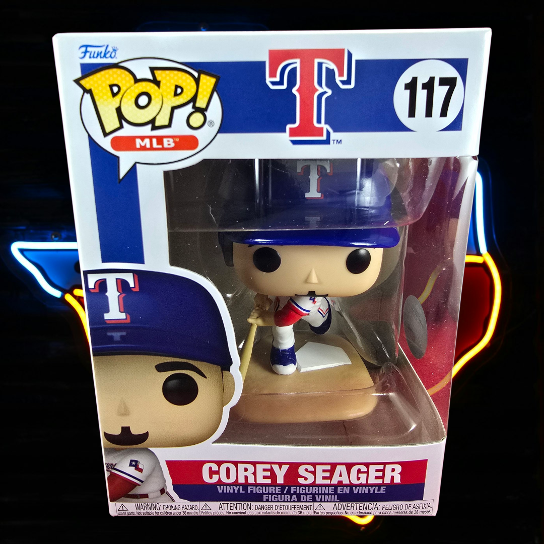 Corey Seager Funko # 117 (Nib)
With pop protector
